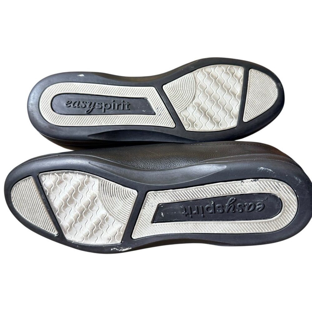 Easy Spirit Women's AP Lightweight Walking Sneakers Black Leather Size 11 EE - Picture 5 of 5